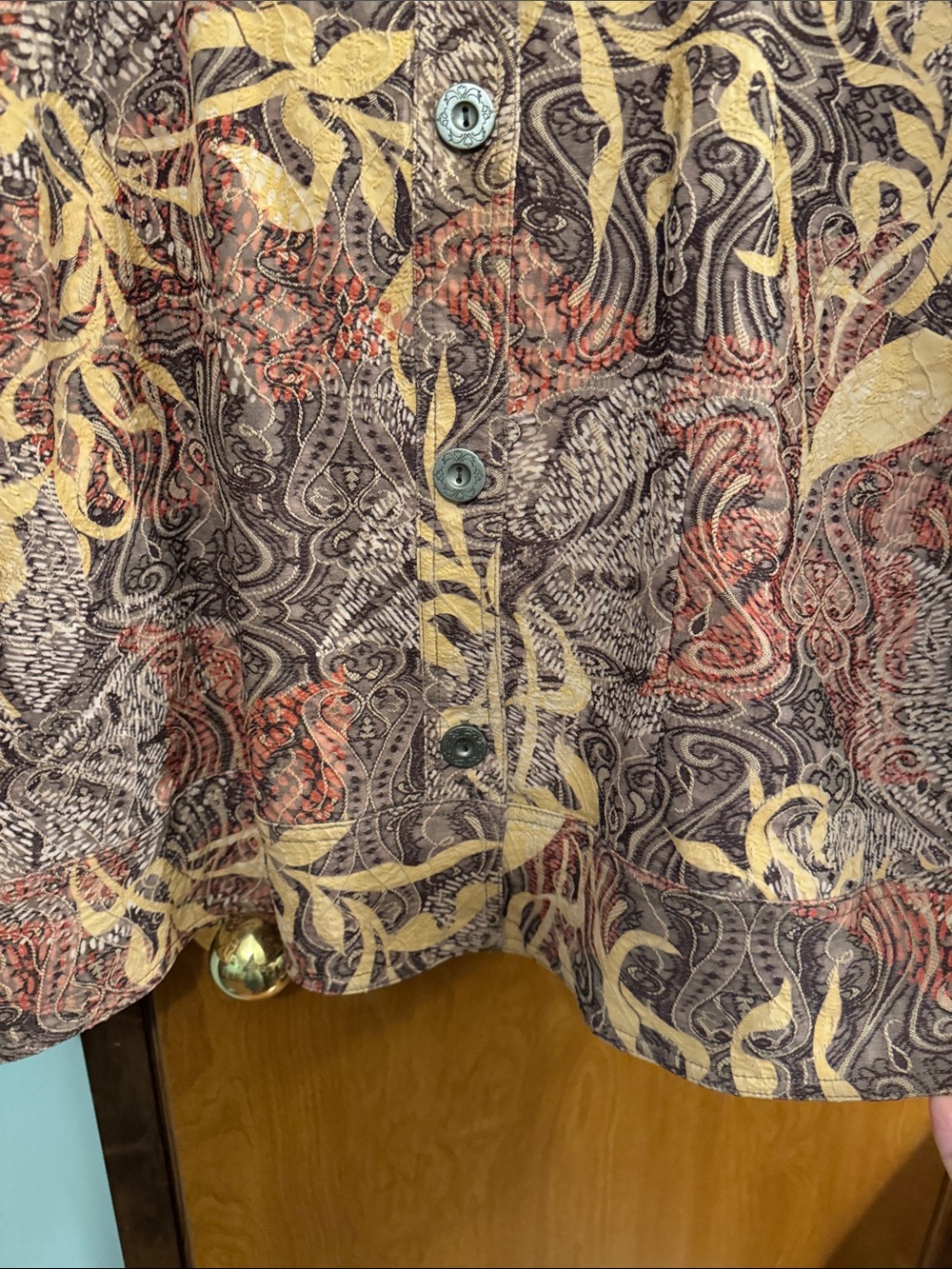 Multi-Print Designer Jacket - Picture 4 of 7